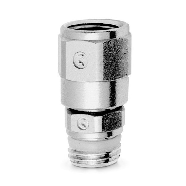 Camozzi Male Swivel Adapter, 1/4MM X 1/4MM 2541 1/4-1/4